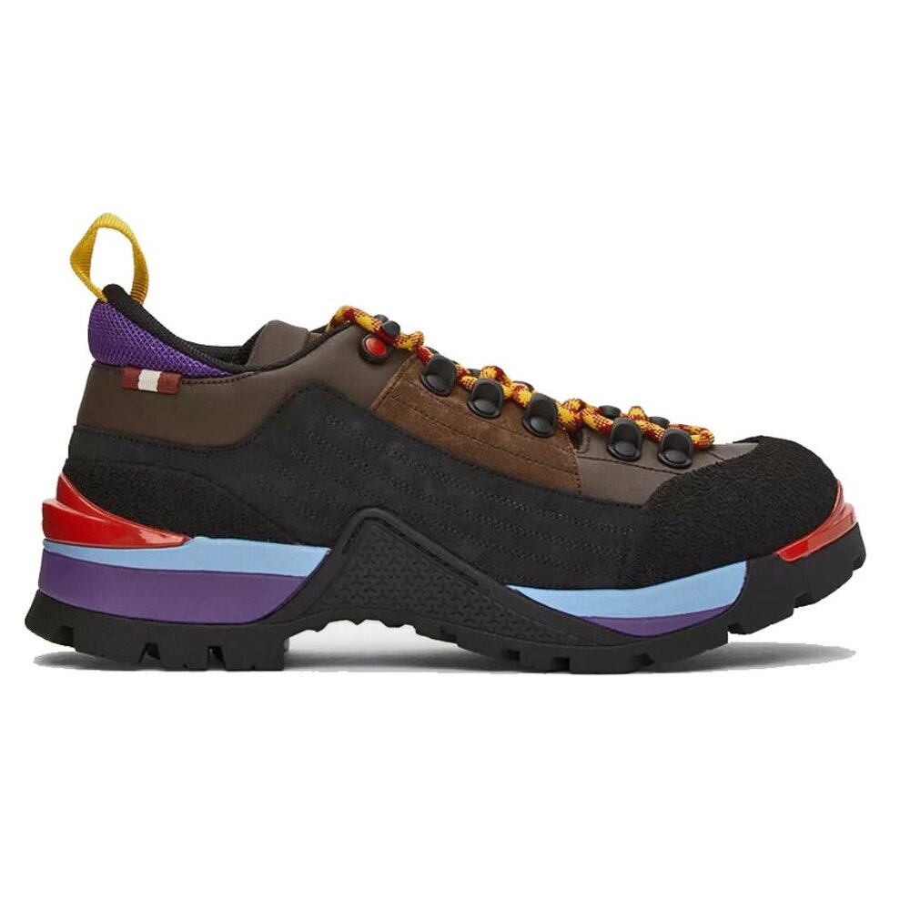 NEW $795 Bally Hike 2 Hiking Boots Shoes! Sporty Colors Vibram Sole Swiss Made